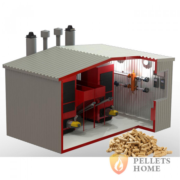 Транспортабельная блочно-модульная котельная на твердом топливе (під замовлення)