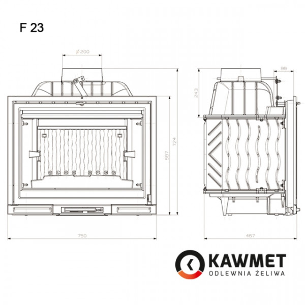 KAWMET Premium Hermes F23 