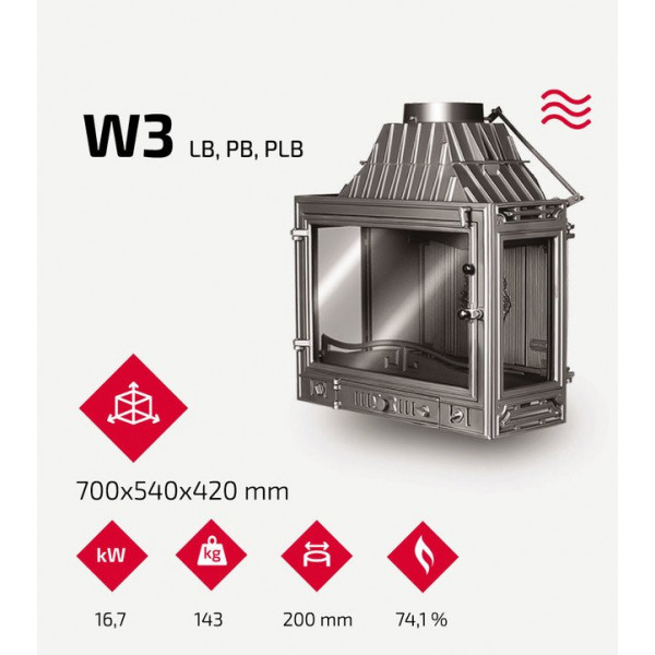 KAWMET W3 з лівим боковим склом 