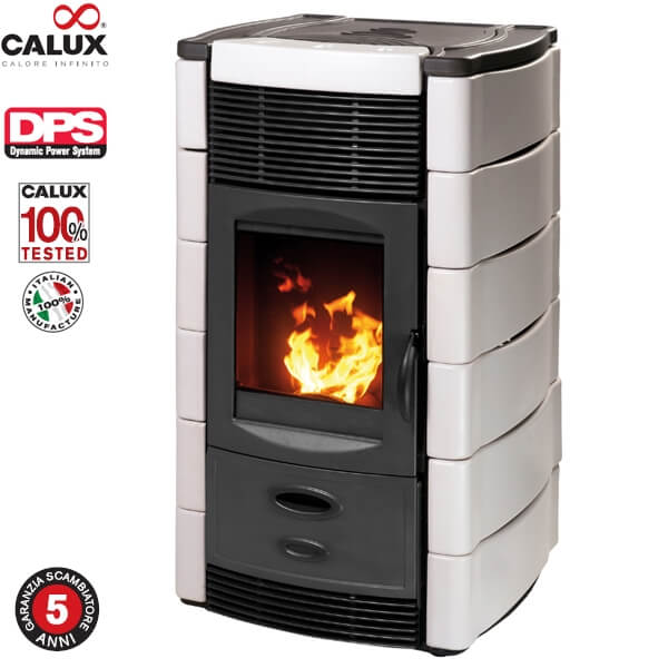 Камін на пелетах Calux Dafne Idro Plus 20 кВт