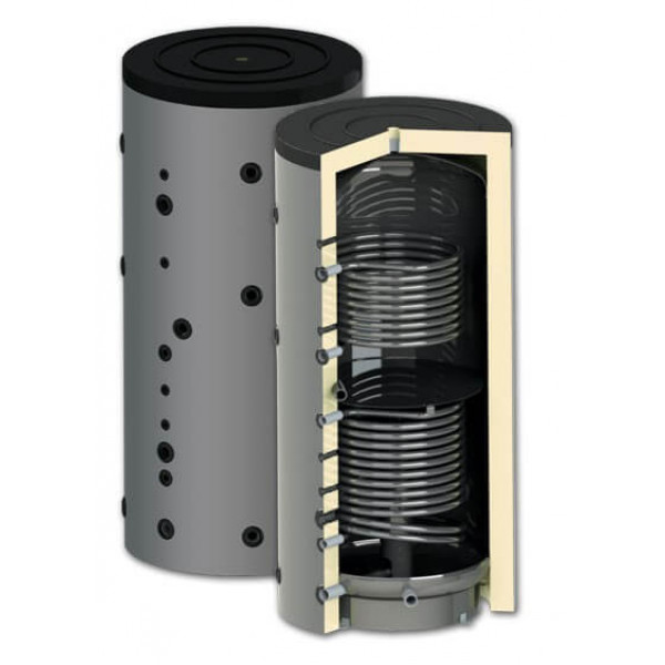 Буферна ємність Sunsystem PBS R2 з двома теплообмінниками