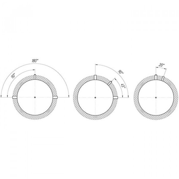 ALTEP TA1в (0°, 90°, 180°) в ізоляції з верхнім теплообмінником