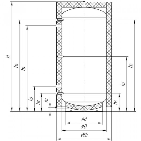 ALTEP TA0 (0°, 90°, 180°) без ізоляції та теплообмінників