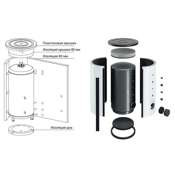 Drazice NAD v2 з теплоізоляцією