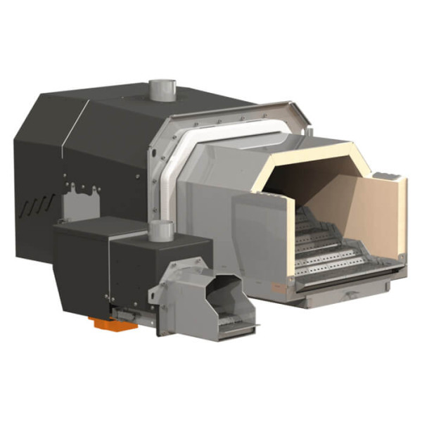 Пелетний пальник KRONAS з контролером Plum Ecomax 360