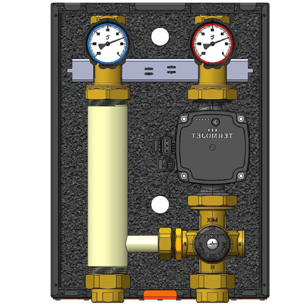 Насосні групи Termojet НГ-47, НГ-47л без змішувача 1″ ВР в теплоізоляції без насоса