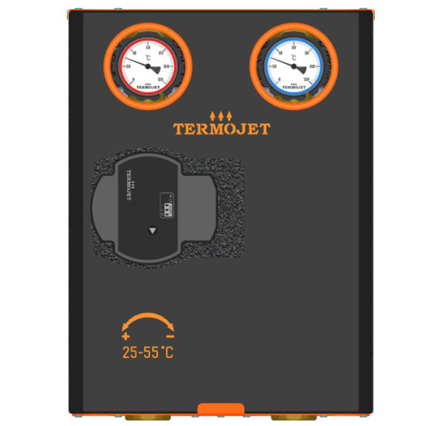 Насосні групи Termojet НГ-46, НГ-46л з термокраном 1″ ВР в теплоізоляції без насоса