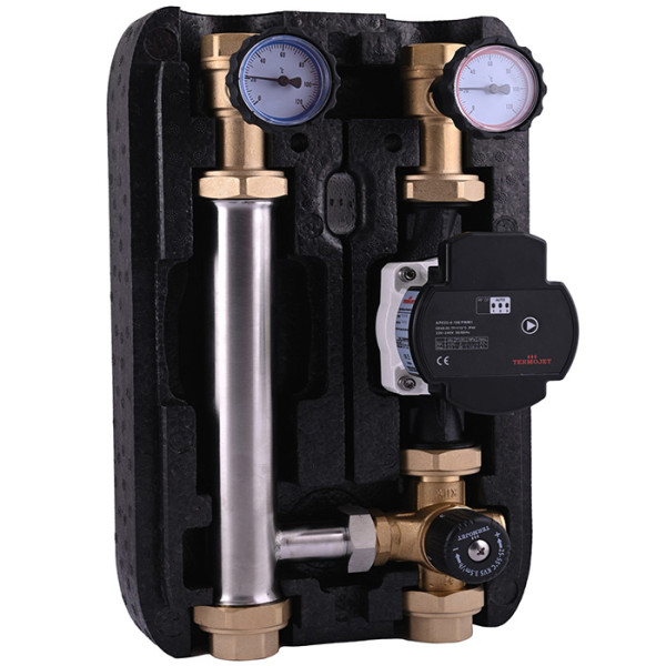 Насосні групи Termojet в EPP BLACK теплоізоляції НГ-46, НГ-46Л з термокраном без насоса 1″ВР
