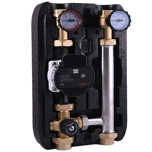 Насосні групи Termojet в EPP BLACK теплоізоляції НГ-46, НГ-46Л з термокраном без насоса 1″ВР