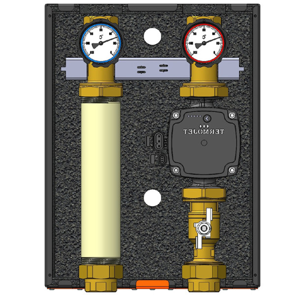 Насосні групи Termojet НГ-47 без змішувача 1″ ВР в теплоізоляції без насоса