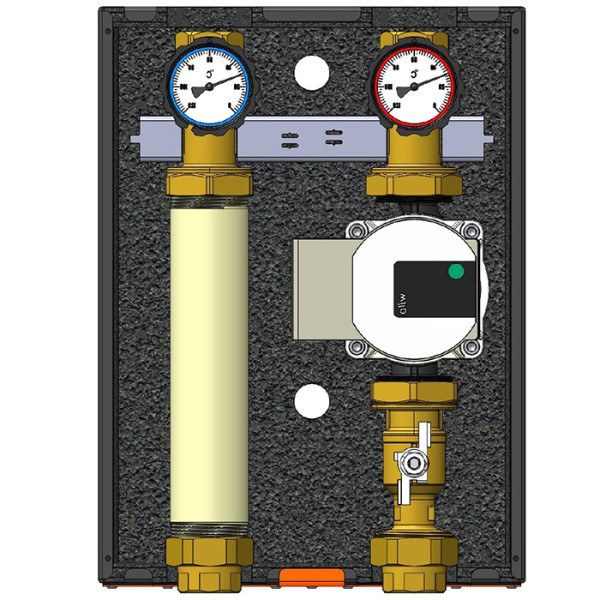 Насосні групи Termojet НГ-47 без змішувача 1″ ВР в теплоізоляції без насоса