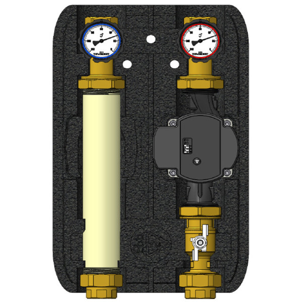 Насосні групи Termojet в EPP BLACK теплоізоляції НГ-47, НГ-47Л без змішувача без насоса 1″ВР