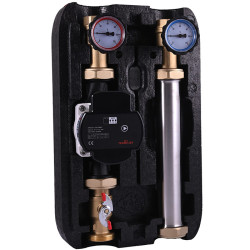 Насосні групи Termojet НГ-47Л без змішувача 1″ ВР в EPP BLACK теплоізоляції без насоса