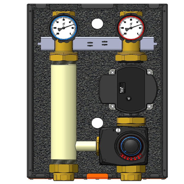 Насосні групи Termojet НГ-48, НГ-48Л зі змішувачем 1″ ВР в теплоізоляції без насоса