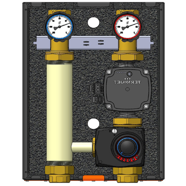 Насосні групи Termojet НГ-48, НГ-48Л зі змішувачем 1″ ВР в теплоізоляції без насоса