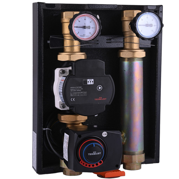 Насосні групи Termojet НГ-48, НГ-48Л зі змішувачем 1″ ВР в теплоізоляції без насоса