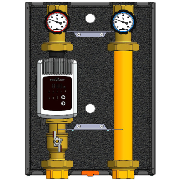 Насосні групи Termojet НГ-51.150, НГ-51.150Л без змішувача 1 1/4″ ВР в теплоізоляції без насоса