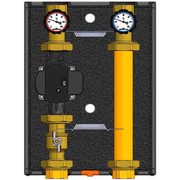 Насосні групи Termojet НГ-51.150, НГ-51.150Л без змішувача 1 1/4″ ВР в теплоізоляції без насоса