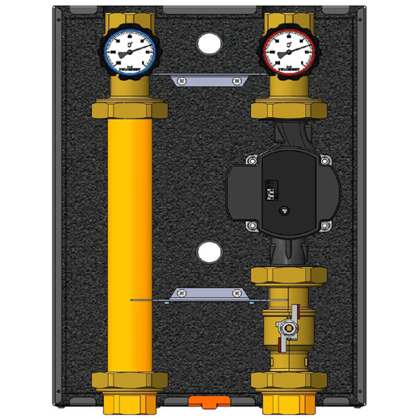 Насосні групи Termojet НГ-51.150, НГ-51.150Л без змішувача 1 1/4″ ВР в теплоізоляції без насоса
