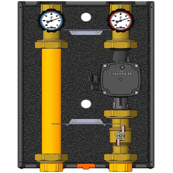 Насосні групи Termojet НГ-51.150 без змішувача 1 1/4″ ВР в теплоізоляції без насоса