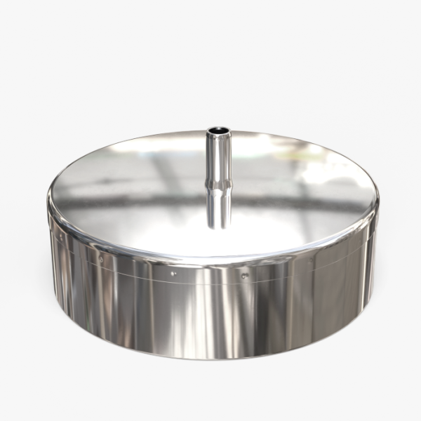 Лійка для димоходу 110мм із нержавіючої сталі