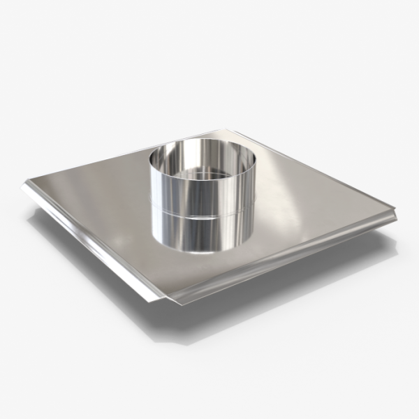 Закінчення для димоходу із нержавіючої сталі AISI 304 (Тов. м. 1 мм)