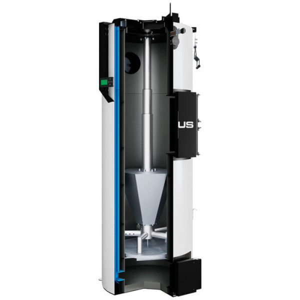 NEUS TURBO MAX 15-75 кВт з автоматикою та вентилятором