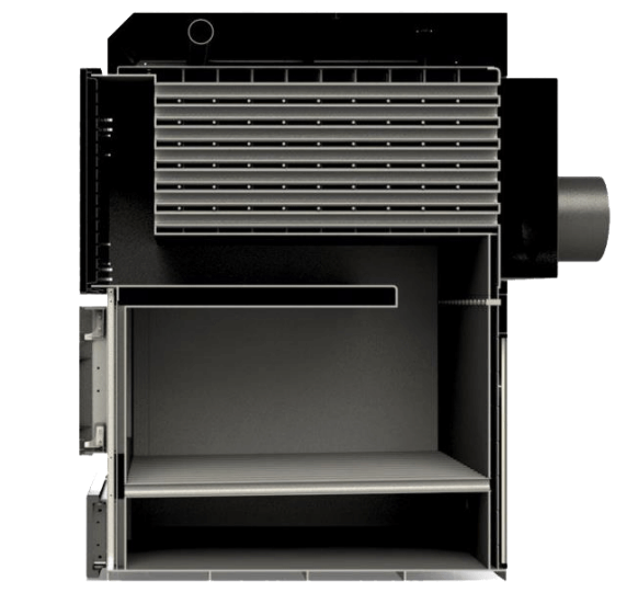 розріз твердопаливного котла Focus