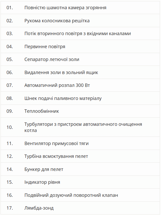 схема котла Hargassner Classic Lambda